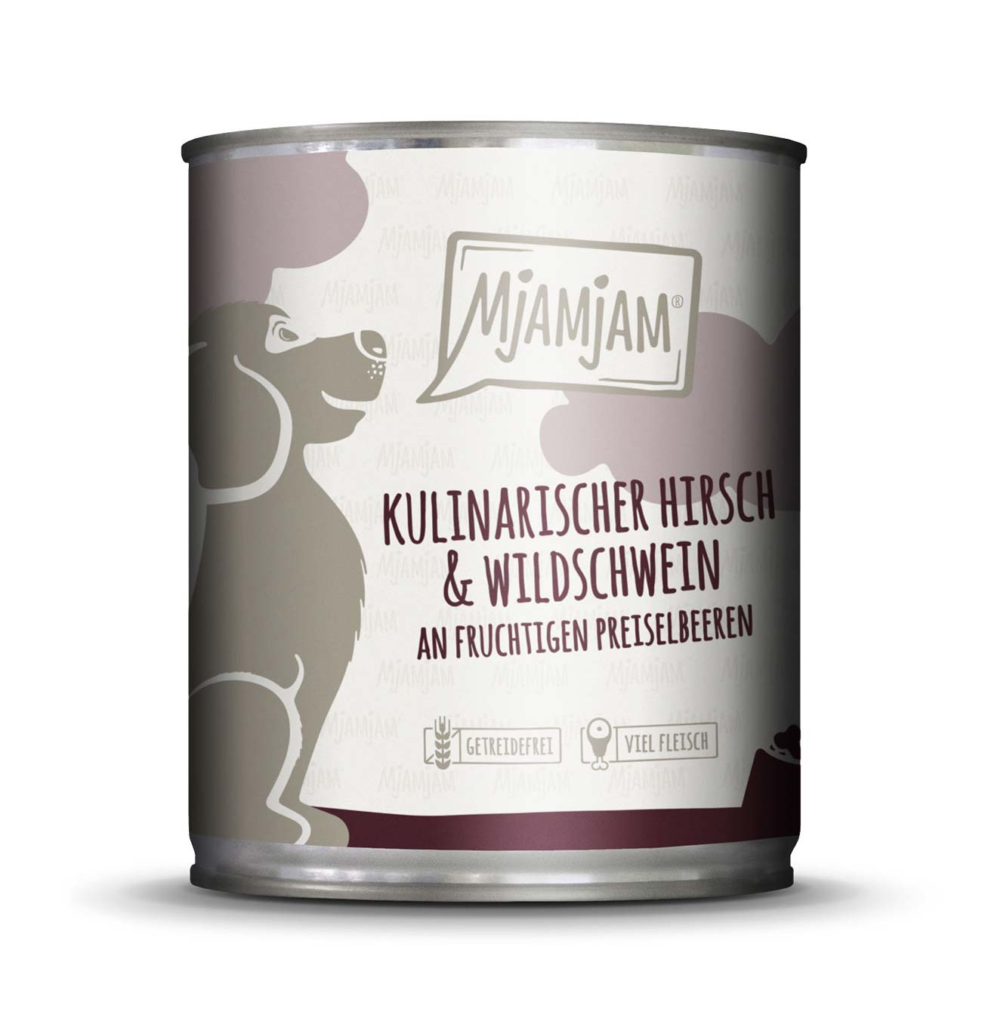 MjAMjAM – Kulinarischer Hirsch & Wildschwein - Hundefutter